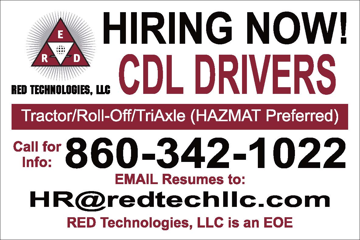 REDtechLLC's tweet image. RED Technologies is hiring qualified CDL Drivers! $1,000 sign on bonus!