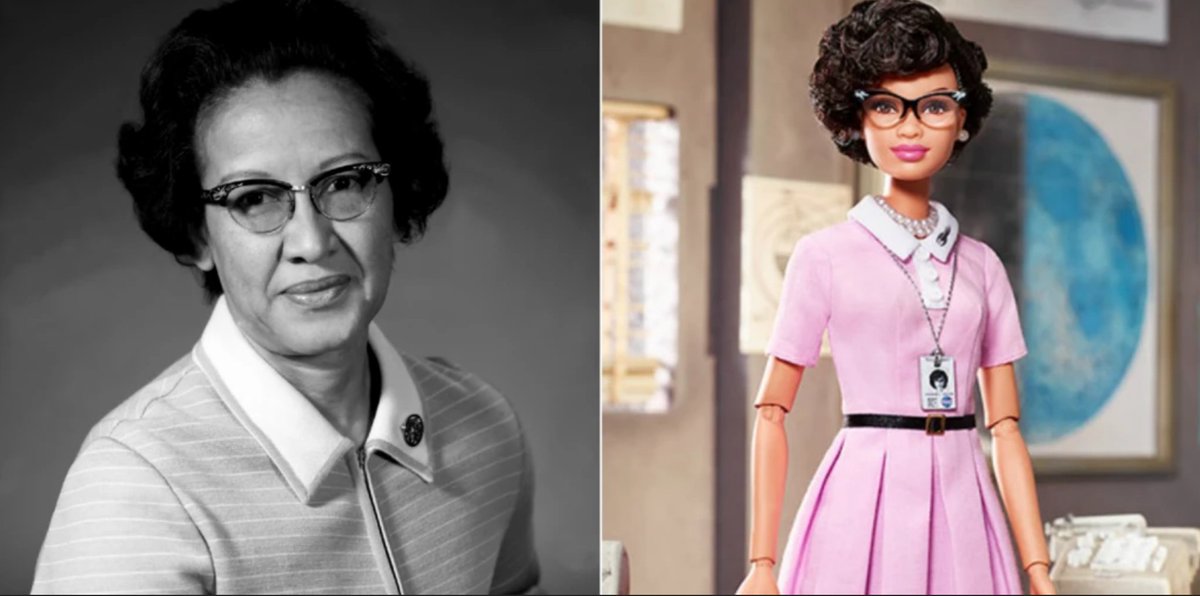 Happy birthday to the late Katherine Johnson, the NASA scientist whose calculations helped send the first American astronauts to space: nbcnews.to/32aj8Bp

(credit <a href="/NBCNews/">NBC News</a>)