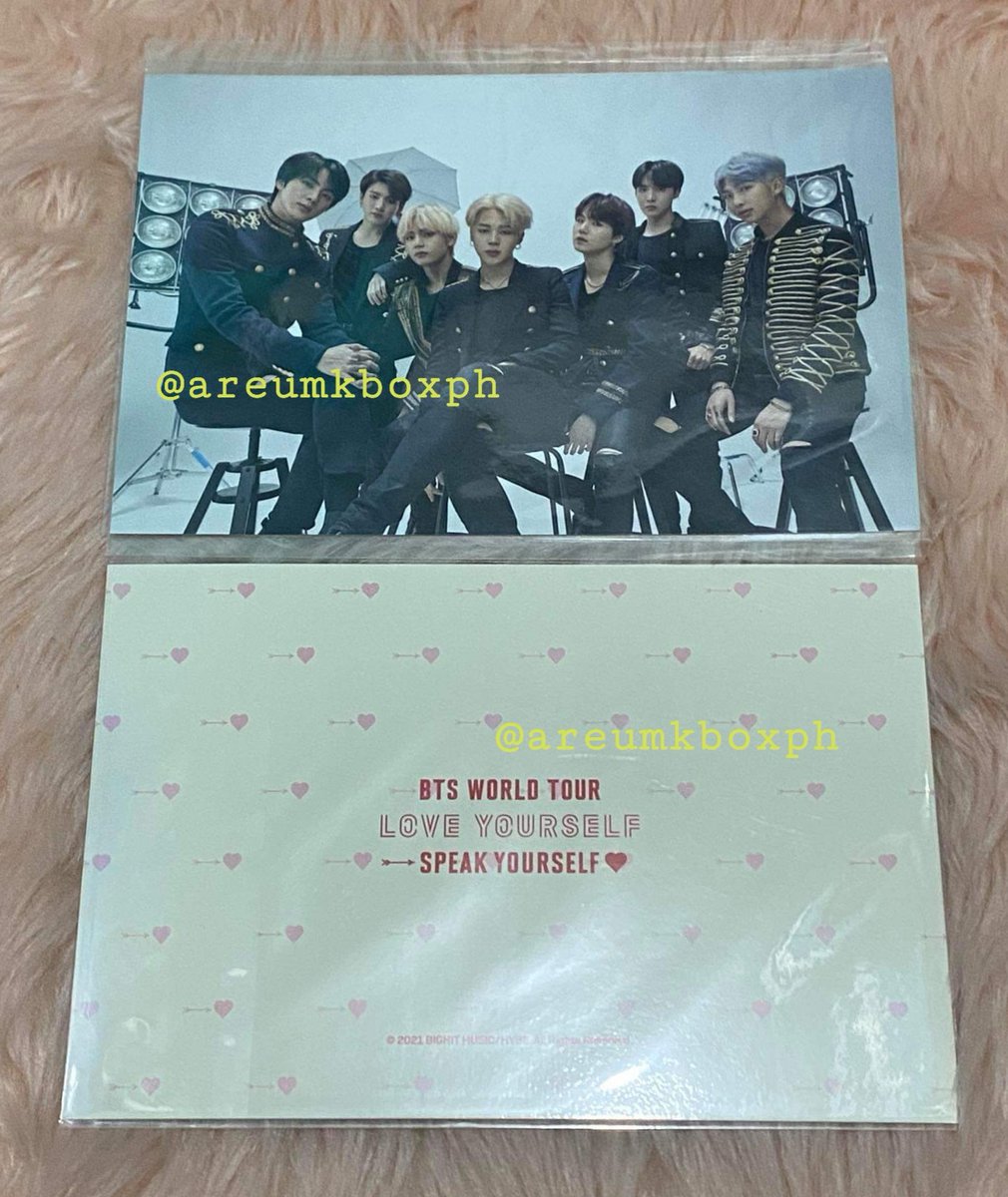 AKboxph's tweet photo. Selling RARE! Official BTS Love Yourself-Speak Yourself Postcard POB for a lowest price. Get it on Shopee now! https://t.co/cXREHt10gj 

#BTS #BTSLYSYPOB https://t.co/TBs1vgCF4m