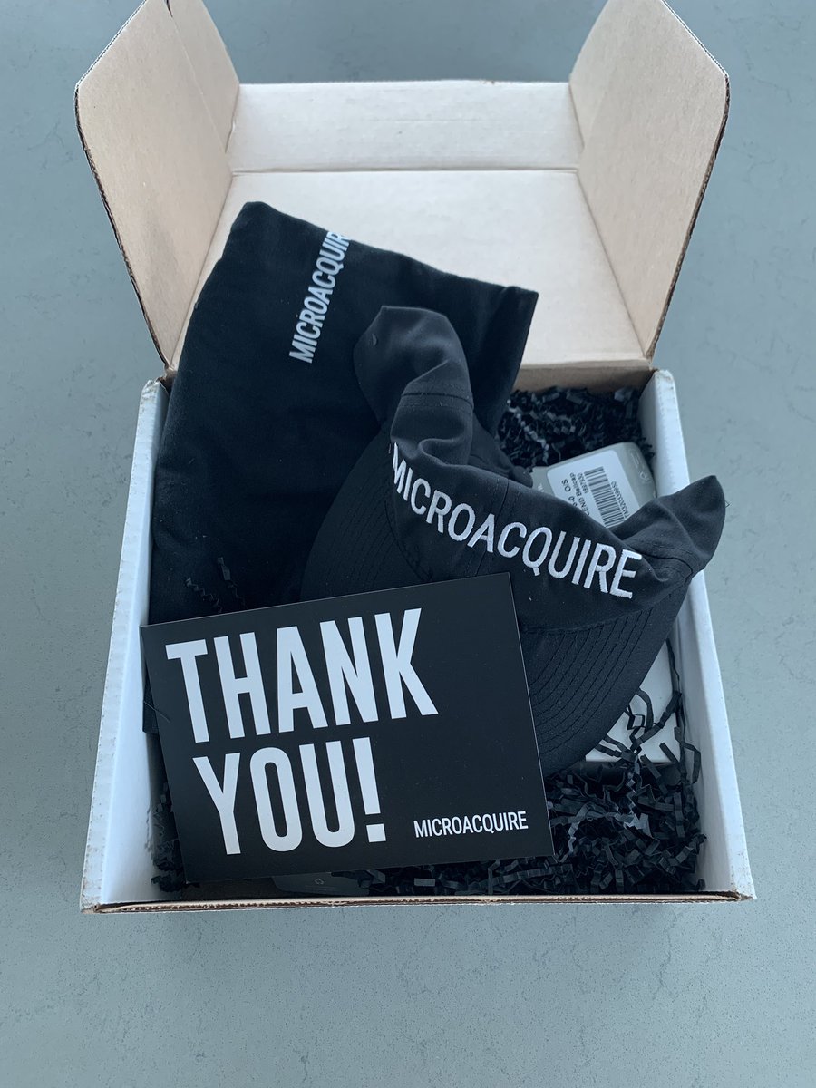 agazdecki's tweet image. To make this @pipe partnership announcement with even better we're going to be giving away @microacquire swag boxes to anyone who retweets our original post. We got 200+ ready to go!
MicroMafia LFG 🤘