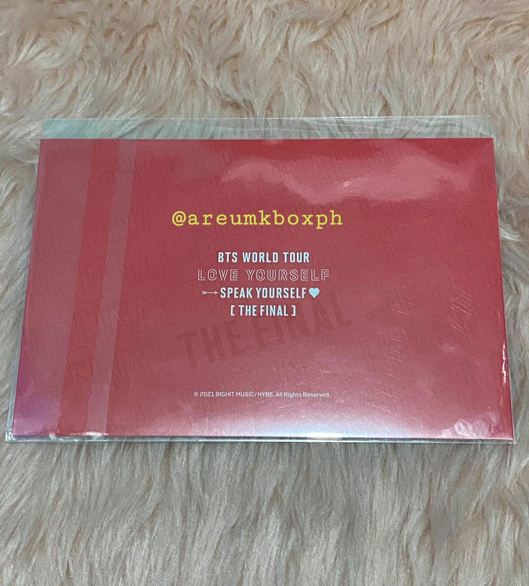 AKboxph's tweet photo. Selling RARE! Official BTS Love Yourself -Speak Yourself  The Final Postcard POB for a lowest price. Get it on Shopee now! https://t.co/DezJe3V2KS https://t.co/wZfsfLyV6U