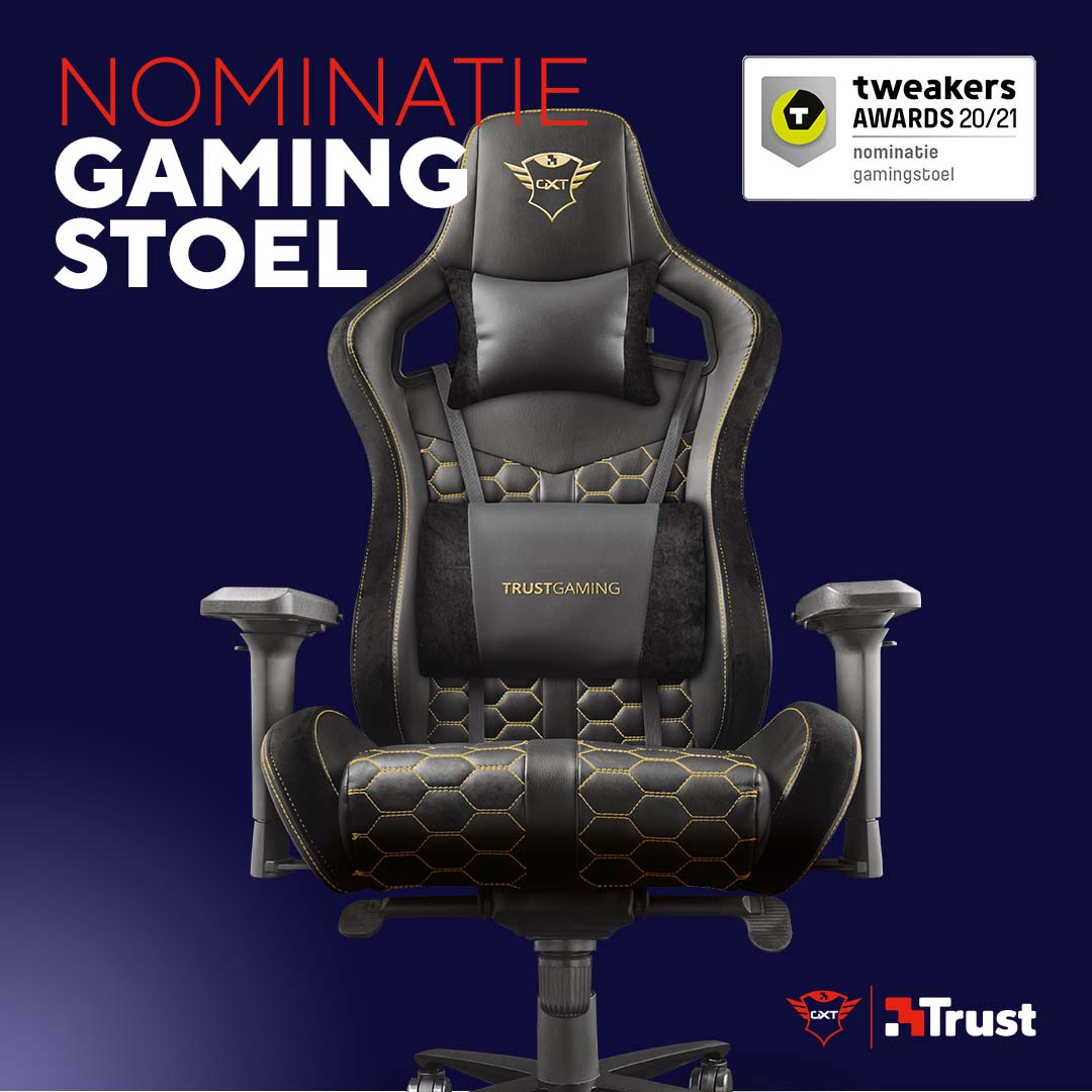 Trustgamingbnl's tweet photo. Wij zijn genomineerd voor de @tweakers Awards. 🥳 En maken kans op de publieksprijs in de categorieën beste muis en gamingstoel. Gun jij ons deze prijs? Stem dan op ons en maak zelf ook kans op vette prijzen. 😉 https://t.co/AhbNHYvUto https://t.co/FHJ1Y1b9Cb
