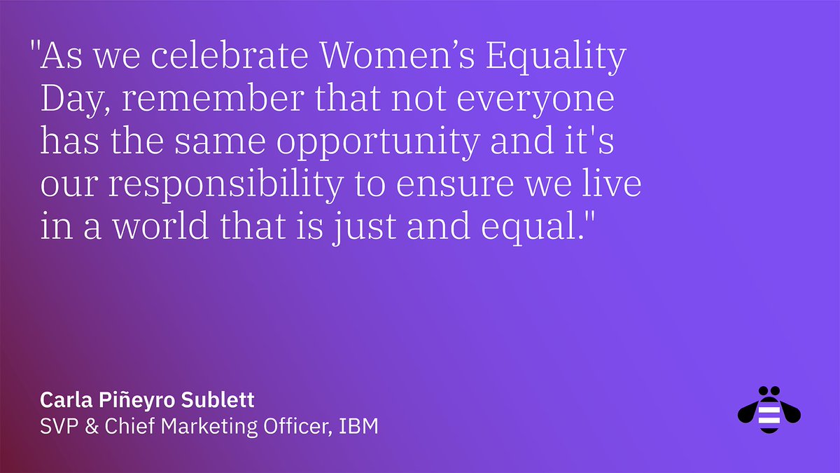 IBM's tweet photo. There’s still work to do. 👩🏽‍🏫🧑🏼‍💼👩🏾‍🔬👩🏿‍🚀👩🏻‍💻

We’re pushing for progress today, tomorrow, and every day.
#WomensEqualityDay #BeEqual https://t.co/uLWZVYRNhB