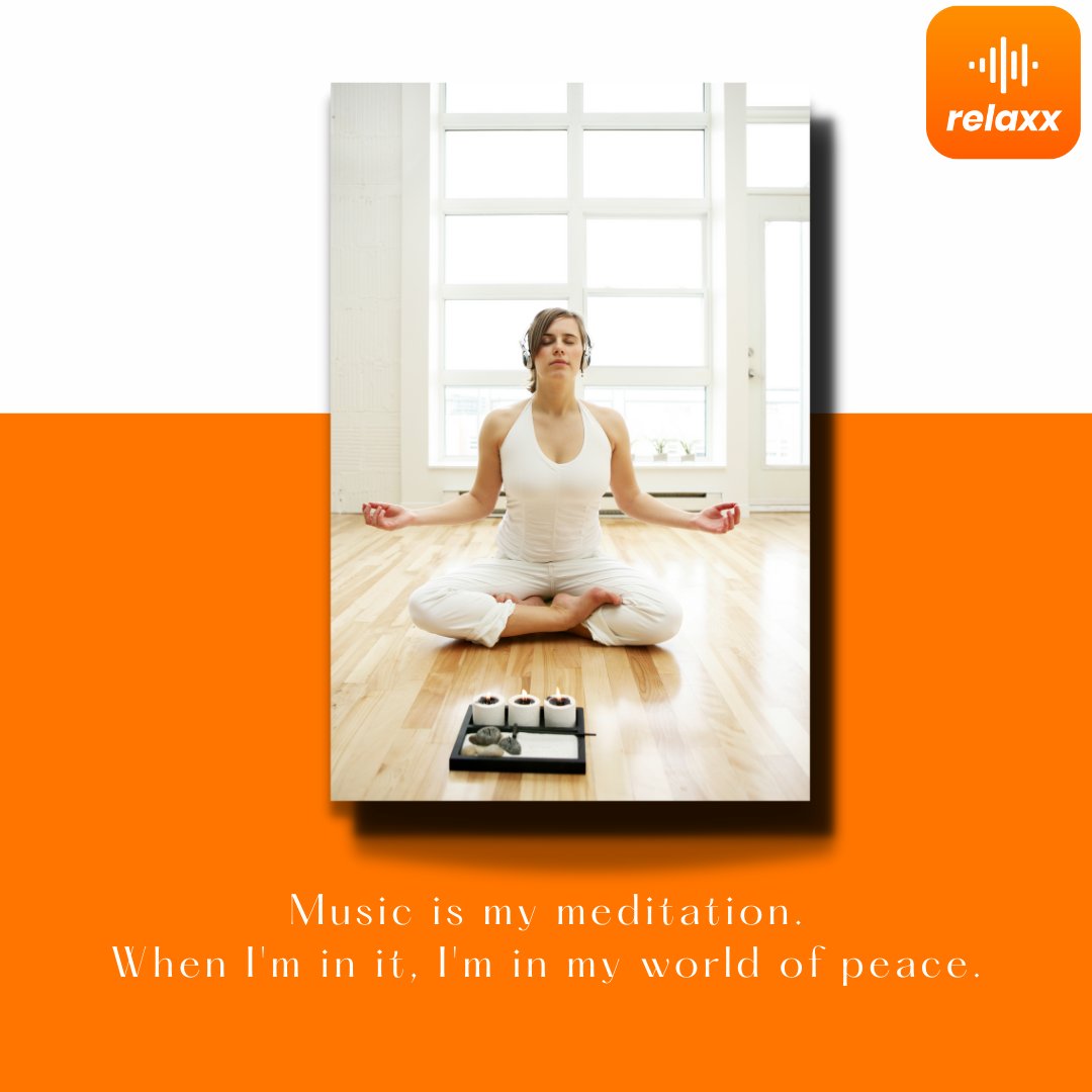 RelaxxApp's tweet photo. Music is my meditation. When I'm in it, I'm in my world of peace.

#meditationapp #relaxxapp #meditate  #meditationmusic #mindfulnessmeditation #intermittentsilence 

Download the app here: 

Apple: https://t.co/l4JRVRR6rX  
Google: https://t.co/mIA2kzBC2U https://t.co/yLM0BvJZ2X
