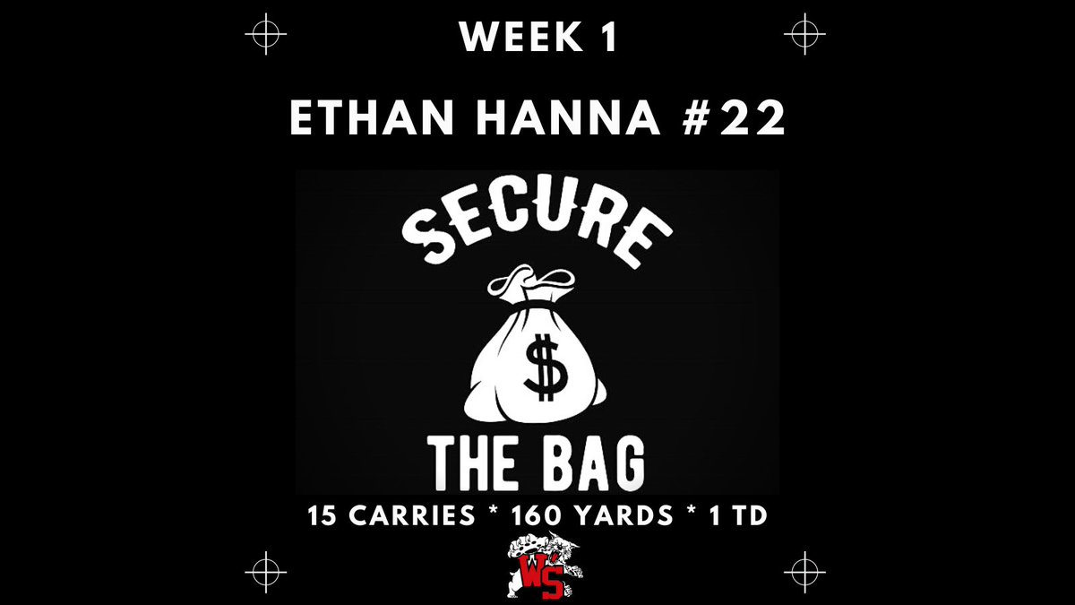 Secured The Bag - Week 1 vs. Olentangy
<a href="/EthanJHanna/">Ethan Hanna</a> 
#WhoIsNext
#TogetherWeWin
#DEFENDTHESTANDARD