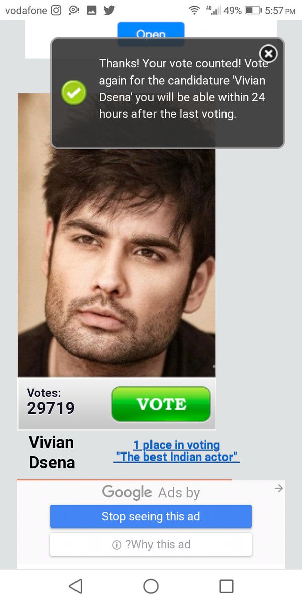 Good night, are you forget to vote for my beloved legend Vivian sir #VivianDsena ??? , <a href="/VivianDsena01/">Vivian Dsena</a> deserves to be the first,,,, please vote now☺️☺️
beauty-around.com/en/indian-acto…
❤️VM❤️