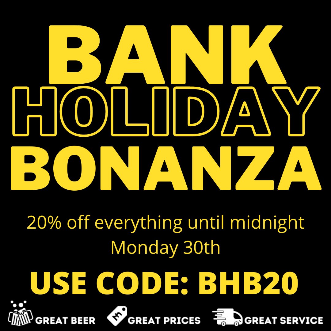 🚨🚨🗣️20% off all beer until midnight Monday 30th August. Use code: BHB20
10% back in Loyal Hound store credit with every purchase* 🙌🙌🙌
#GreatBeer #GreatPrices #GreatService
beerhoundsuk.com