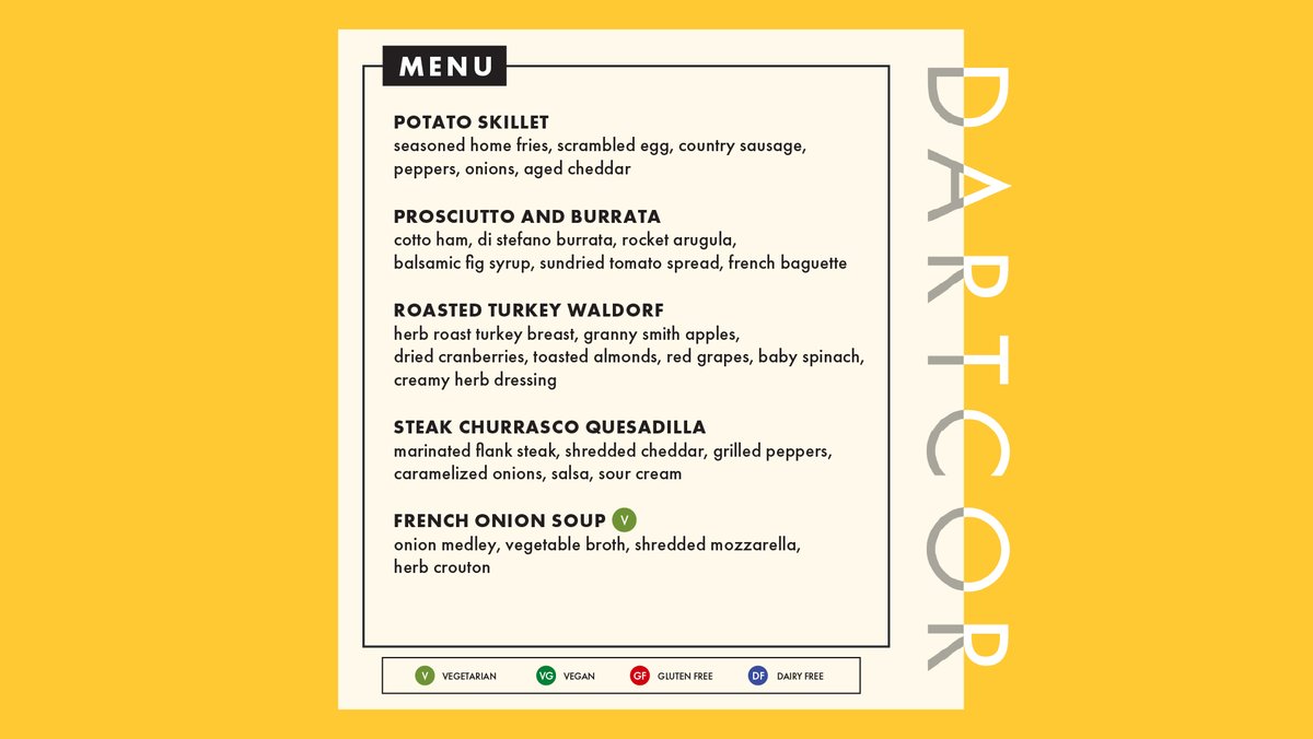 Dartcor clients and their employees will be enjoying these healthy and delicious specials this week! Want your employees to as well? Reach out today: bit.ly/2UNnjDD