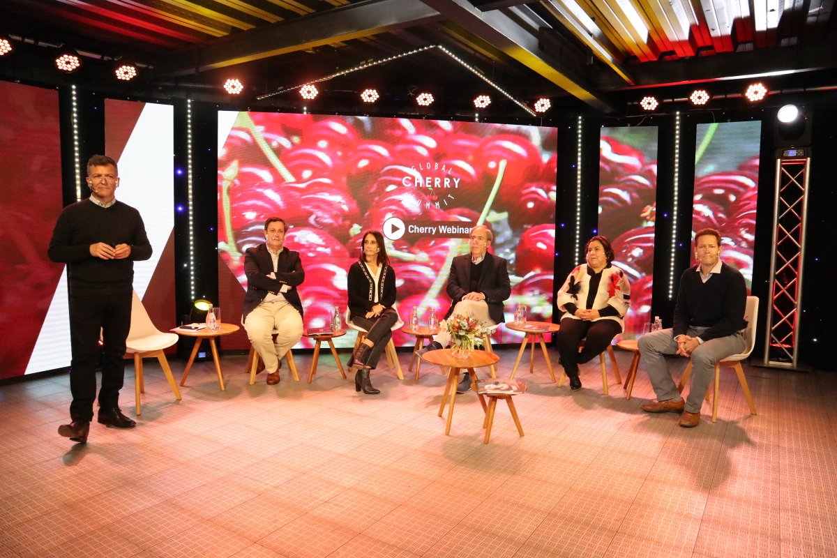 Global_Cherry's tweet photo. Damos inicio a la última parte de este webinar con nuestro panel de expertos. En el escenario están Mario Edwards, Jéssica Rodríguez, Orieta Ramírez Misto, Cristián Tagle, Kurt Huang, Darren Matschull y nuestro moderador Gustavo Yentzen, de Yentzen Group. #CherryFuture #Cerezas https://t.co/icK97EQjNN