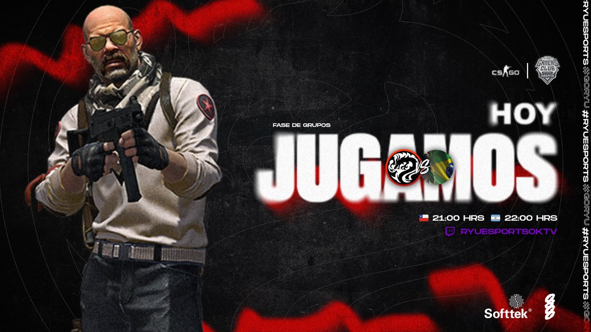 RyuEsportsGG's tweet photo. #CSGO 

Hoy volvemos a jugar por la fase de grupos de la #EtapaAberta de @GamersClubCSes con el objetivo de seguir sumando.

🆚#MIXBR
⏰22.00hs🇦🇷 21.00hs🇨🇱
📺No hay transmisión

#GoRyu #BeADragon https://t.co/KoYBiuYg6j