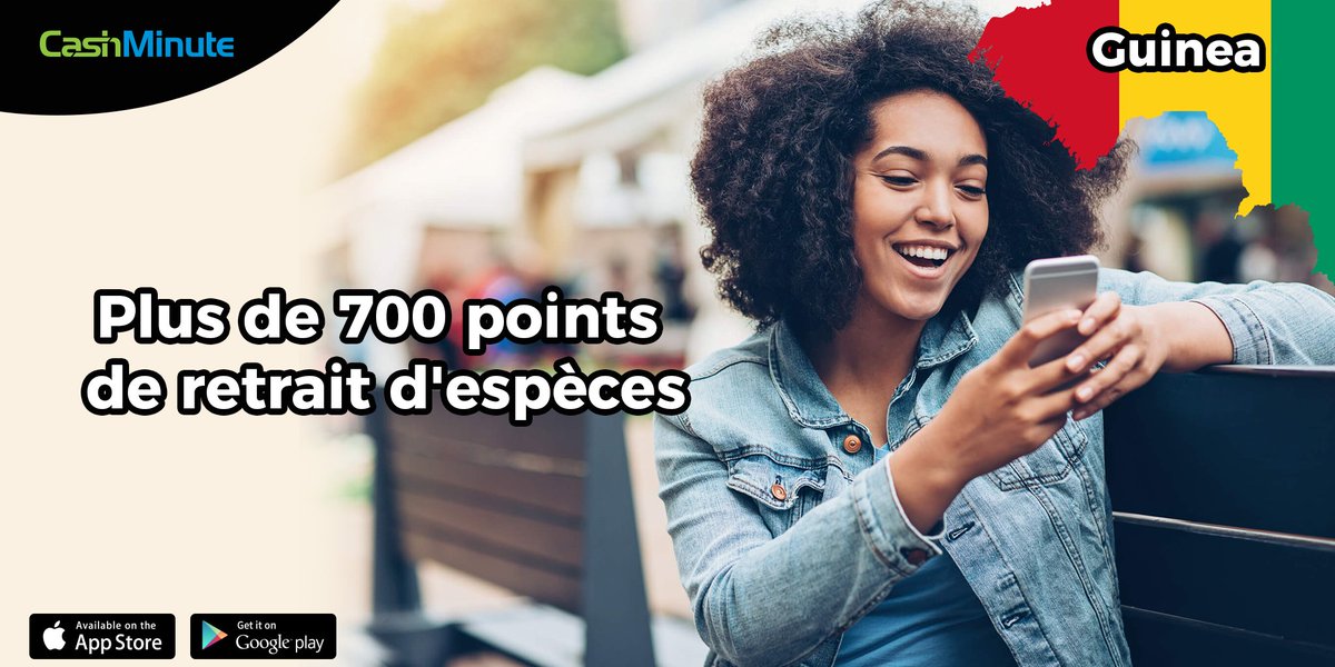 CashMinuteLtd's tweet photo. Plus de 700 points de retrait d'espèces. Envoyez de l'argent en #Guinée pour les meilleurs taux de change et les frais les plus bas.

Téléchargez notre App: https://t.co/MY7cfvRg3C

#transfertdargent #envoyerdelargent #recevoirdelargent https://t.co/OA4If1CjOd