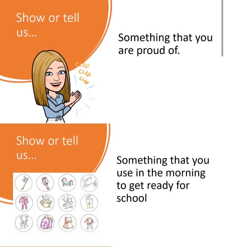 MrsLamers's tweet image. Today we did a fun “Show or Tell” back to school scavenger hunt to support our transition back to school 😊 #HCDSBSpecEdSummerLearning @MissJFernandes @jodij30