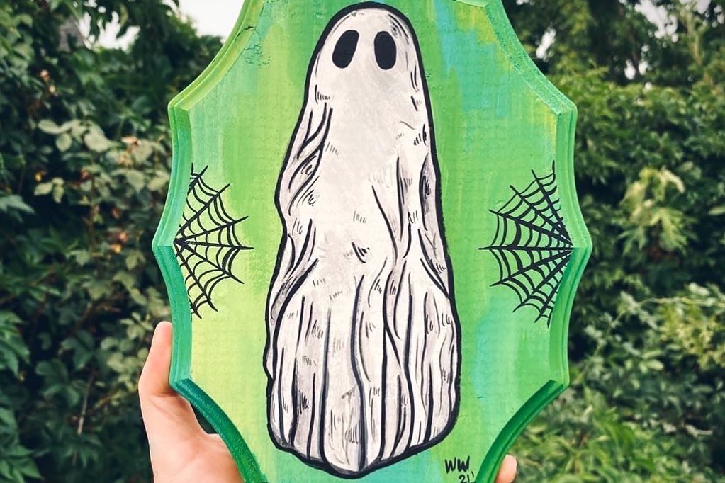 WWishings's tweet photo. finding some of my spooky babies homes today would make my heart sing!!🥺💜 

I’ll include stickers + chipped crystals as a giant thank you for your support to my art &amp; shop! 🎃👻☕️🤍 

🔮 link below + in my bio! 🔮 https://t.co/25ChMZEpJv