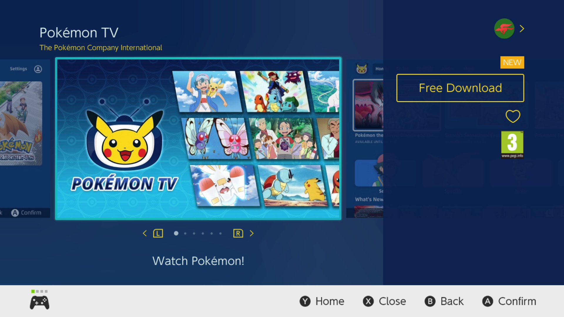 Pokémon TV para Nintendo Switch - Site Oficial da Nintendo