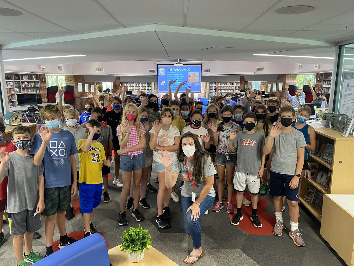 So excited to welcome kids back into the LC!  <a href="/Shepard_LC/">SMS Learning Commons</a> <a href="/Andrea_Trudeau/">Andrea Trudeau, Ph.D.</a> <a href="/MrRummelhart/">Alexander Rummelhart</a> @SballLA