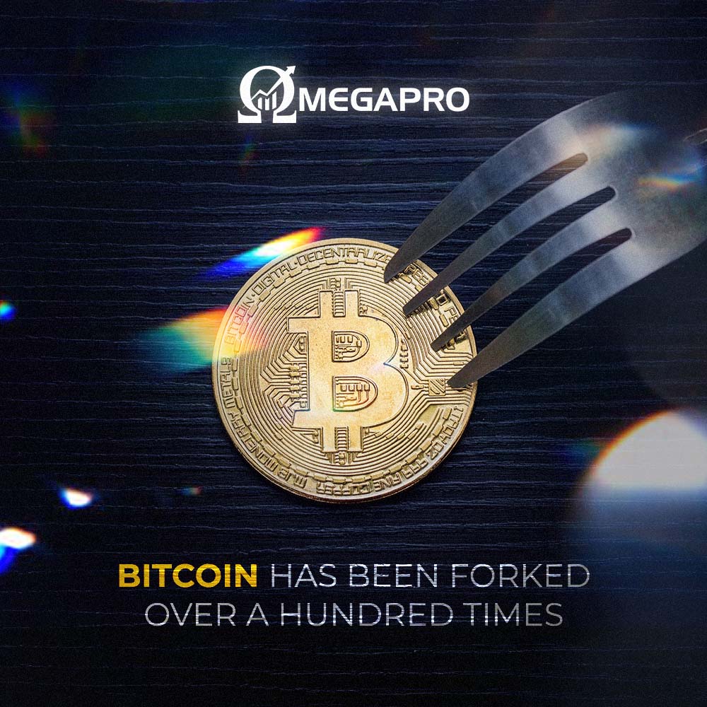 _OmegaPro's tweet photo. Believe it or not, Bitcoin has been forked over 100 times. And it does not mean poking by the devil’s trident. “Forked” means that its source code has been copied to create new features, functions and, in some cases, even new coins. https://t.co/3hpKAuXSAH