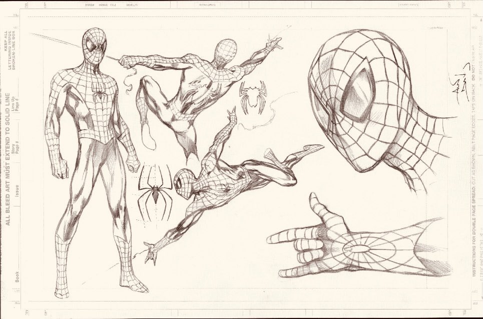 RT @CoolComicArt: Spider-Man (2002) character model art by Alan Davis https://t.co/nrIHGnR5lb