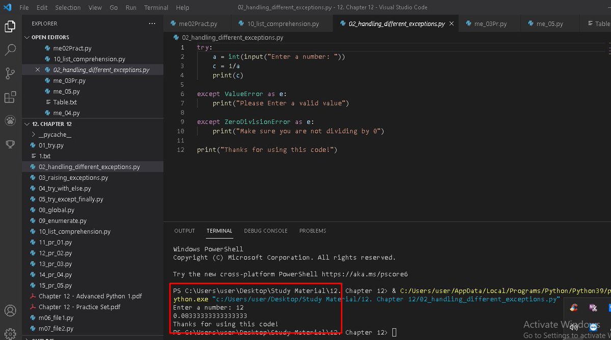 LaxmanMahar8's tweet image. R1 Day 16/100 -
Sorry for not updating yesterday working status😂. I have learned exceptions handling in python With exercise.  And continue with django framework.....
#100DaysOfCode 
#100DaysPython
#Django
