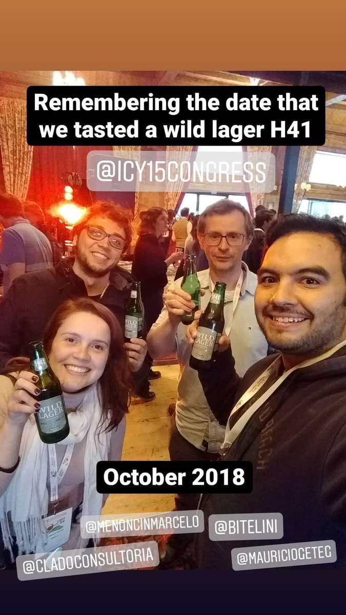 We tasted a wild Lager H41 in October 2018, Bariloche, and you? <a href="/ICY15_Vienna/">ICY15 meets ICYGMB30</a>