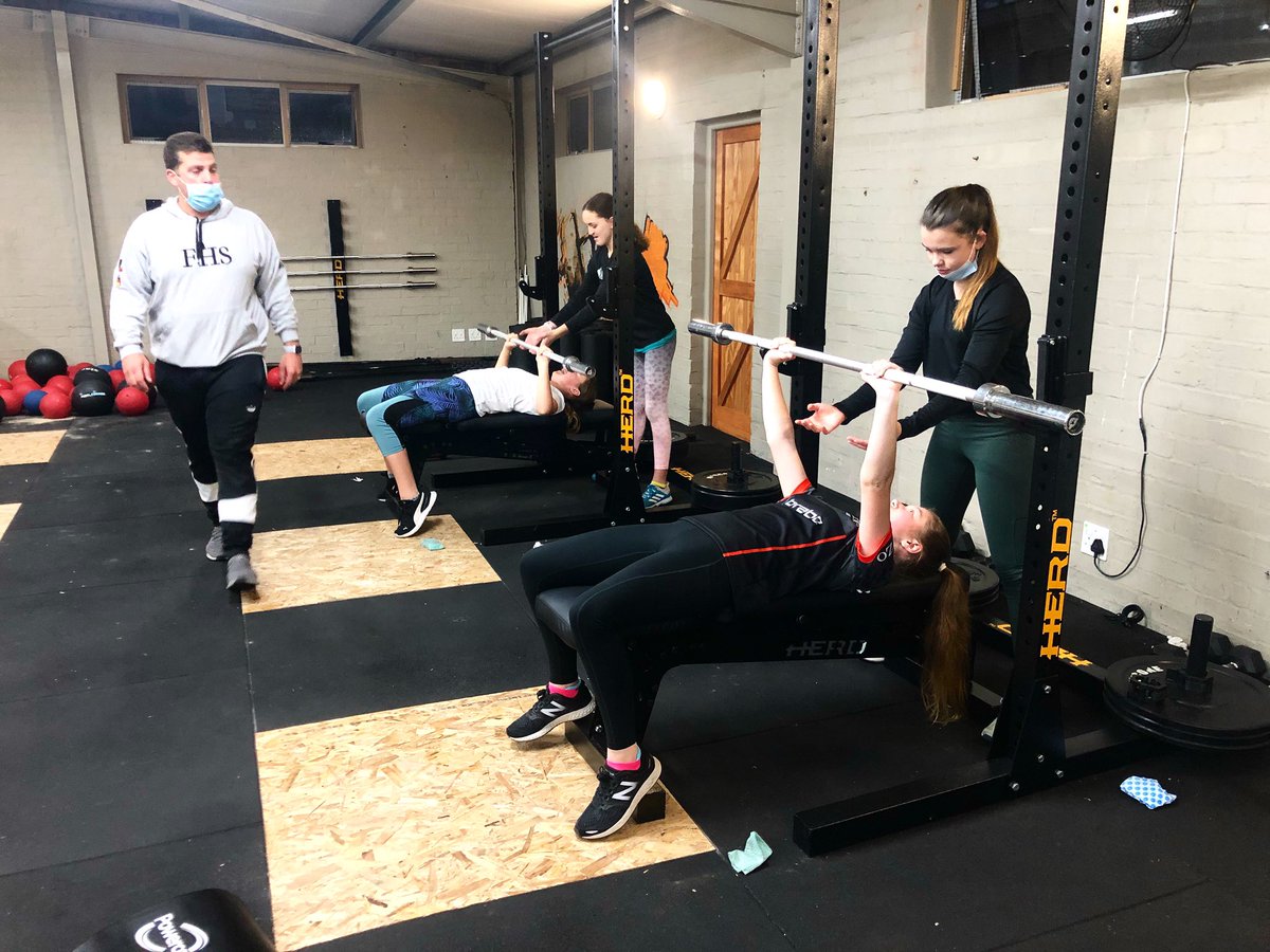 Building the Green Machine 🏋️ 

#FairmontHockey 
#GreenMachine 
#WeAreGreen