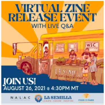 Curious about the Farm Bill, how it came to be and why it matters to all of us now? Check out FOOD, LAND, AND US a new zine feat. the work of award winning artist Zeke Peña. The launch party is TODAY at 3:30 PT. @LaSemillaFC @HEAL_Food 
lasemillafoodcenter.org/event/la-semil…
#FarmBill