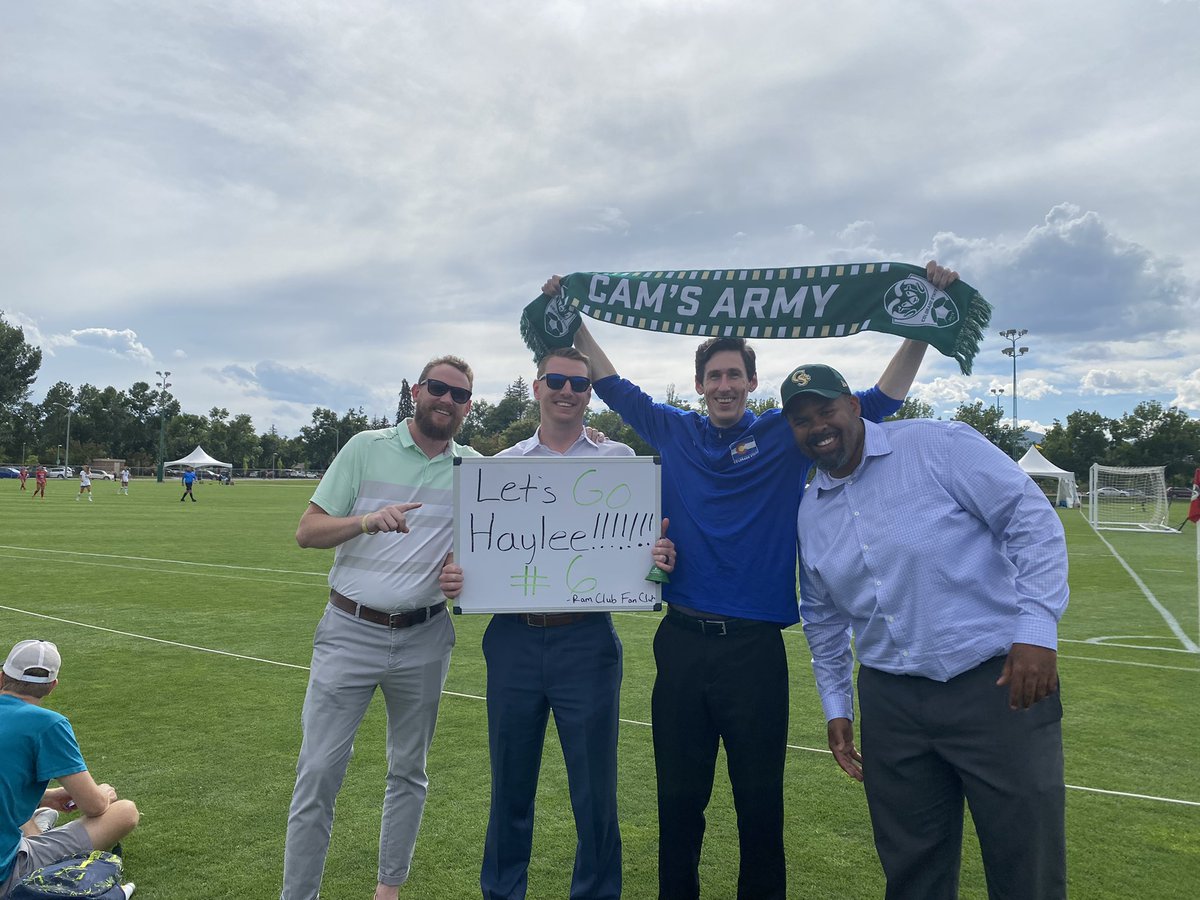 Came out to support <a href="/CSUFutbol/">Colorado State Soccer</a> and our amazing student intern #6 <a href="/hayblach/">Haylee Blach</a>!