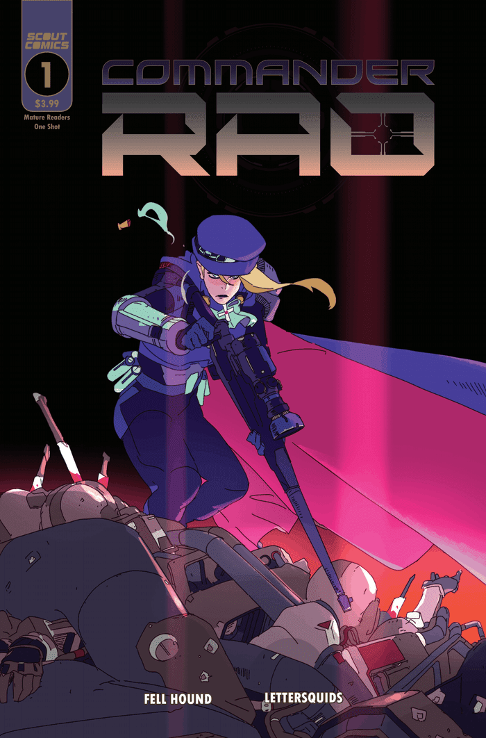 JohnnyAlpha81's tweet photo. Well alright #CommanderRao is getting the @ScoutComics treatment this is epic news for @FellHound_ &amp; their amazingly fun comic I very much enjoy! Buy this when it drops this new cover is SWEET!! https://t.co/LwmClHcK4E