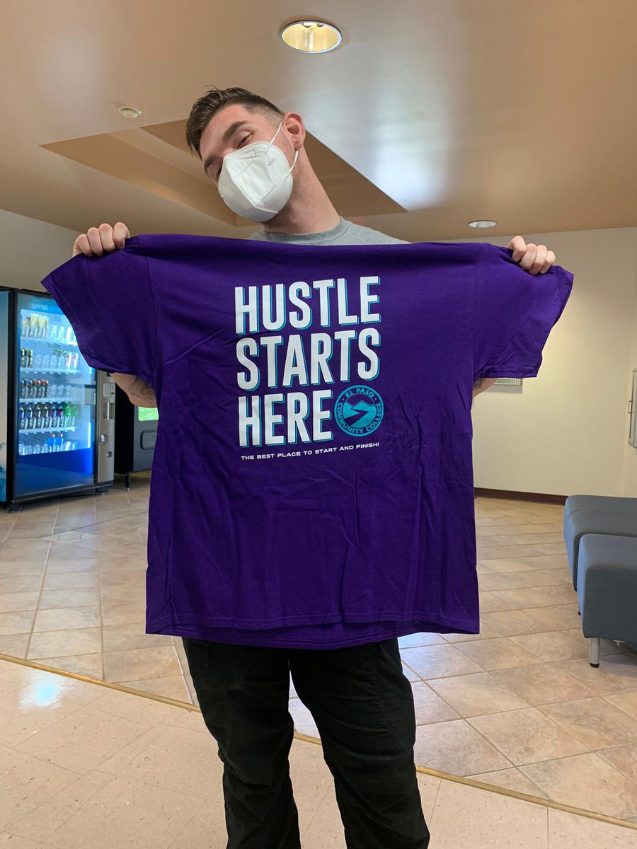 epccnso's tweet photo. The New Student Office went to all five campuses to hand out free shirts! If you missed us today, look out for us tomorrow🥳 #free #epccpride #epccnso #realstudents #epccnews https://t.co/YAG4uQQyQu