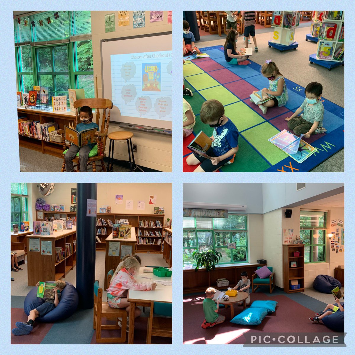 Kipps Roos enjoying their library books🥰📚
<a href="/KESkangaroos/">Kipps Elementary</a> <a href="/MarkMiear/">Mark Miear</a>