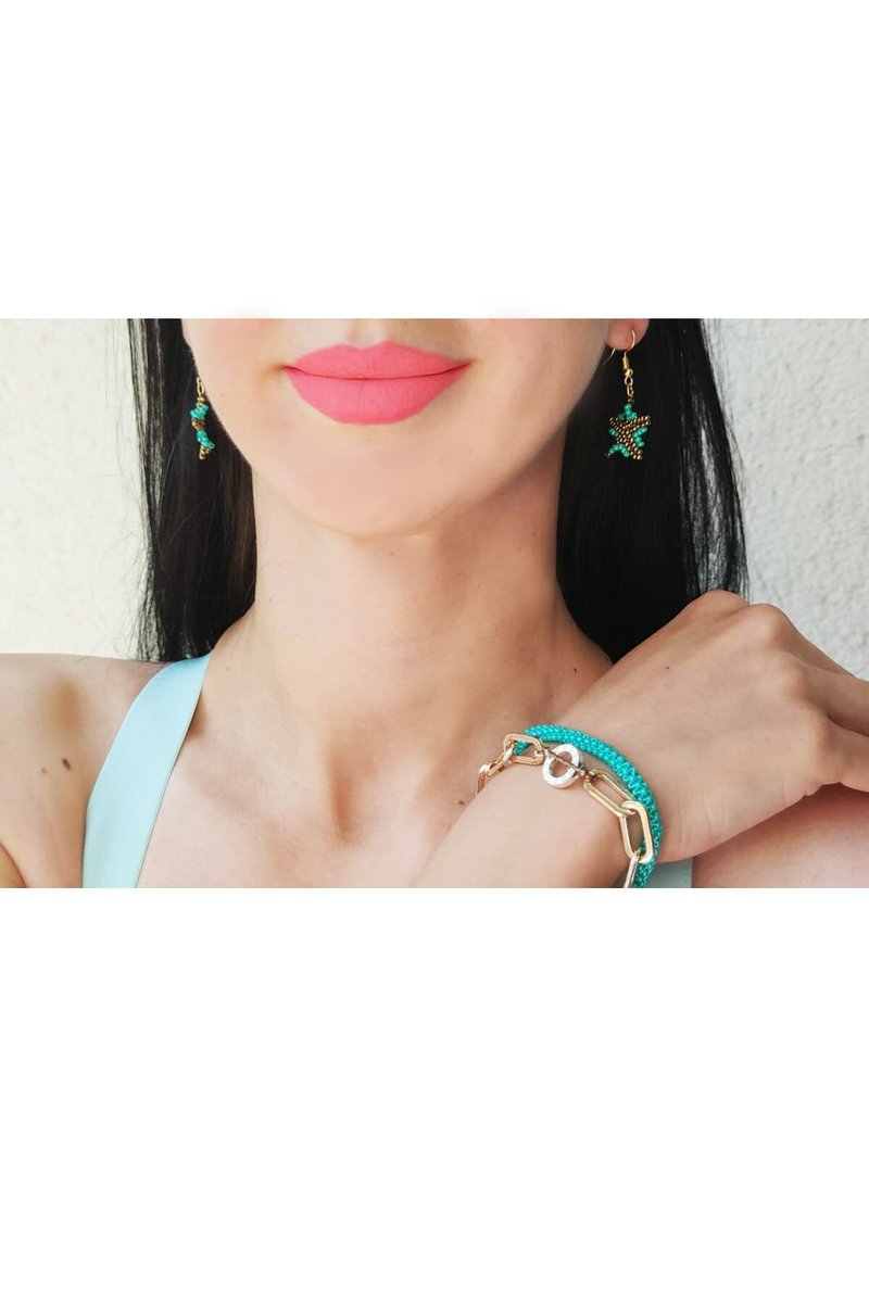 trendyol.com/lama-art-shop/… Handmade Mint Boncuk Denizyıldızı Küpe Ve Bileklik Takım  

#GSvRFC #DersimYanıyor Barış Alper Yılmaz Diagne #yüzdeyüzmüzik Kabil #4eylülcovidpatlaması Babel Sacha Boey