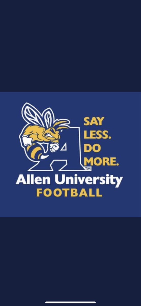 Very thankful to receive my 4th official offer from Allen university 🐝 💪🏻. <a href="/LakeGibsonFB/">LAKE GIBSON BRAVES FOOTBALL</a> <a href="/teddyk95/">Teddy Keaton</a> <a href="/coachmikehayde/">Mike Hayde</a> <a href="/rkbarefield/">Keith Barefield</a> <a href="/CoachHeldreth/">Jordan Heldreth</a> <a href="/AllenUniv/">Allen University</a>