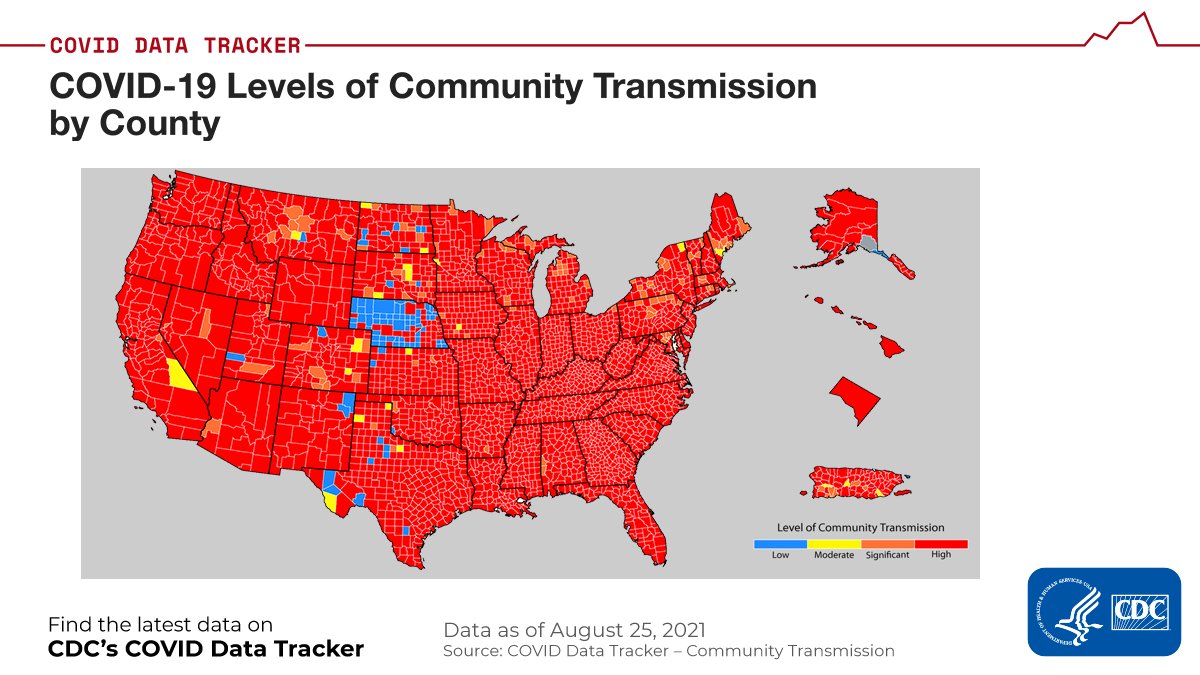 What's the COVID risk in your area? CDC maps leave some people confused :  Shots - Health News : NPR