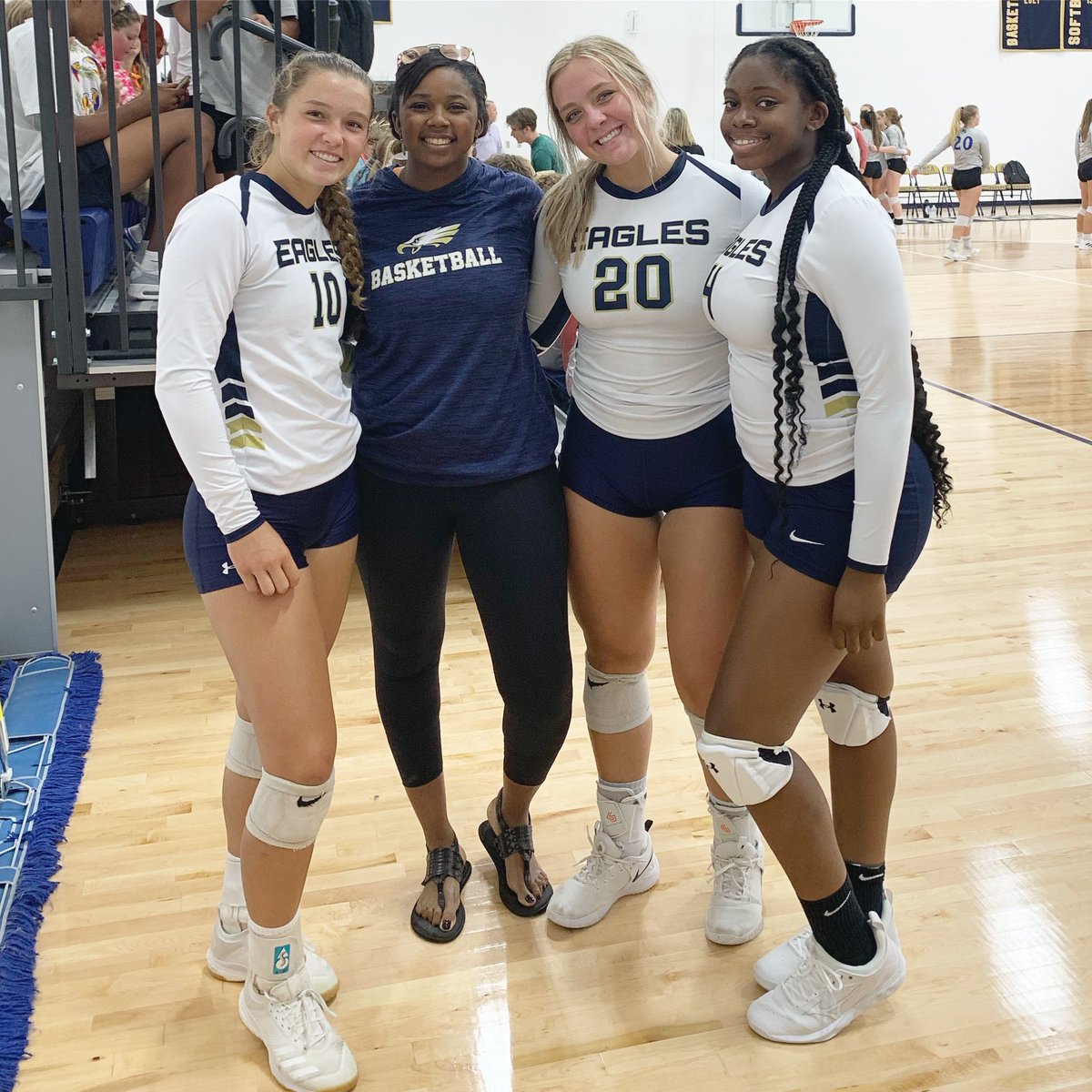 Just a basketball coach at a volleyball game supporting basketball players 😉.