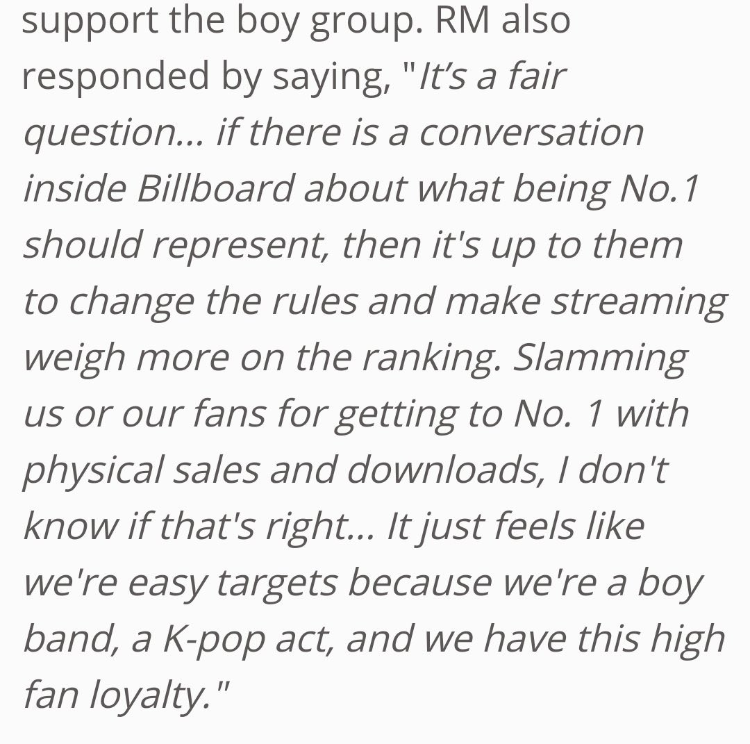 mochi_7bts's tweet photo. Bts still continues to be kind and gracious even when the media decides not to. RM handled the questions beautifully now that’s  a good leader !💜💜#BillboardApologizeToBTS https://t.co/8xU15ZJZzr