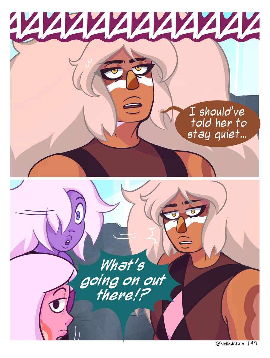 BituinNeko's tweet image. Pg 149- 152
#StevenUniverse #FractureAU #fancomic