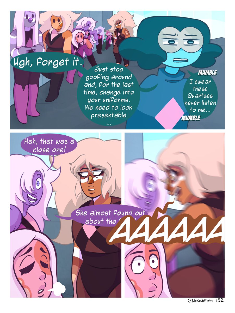 BituinNeko's tweet image. Pg 149- 152
#StevenUniverse #FractureAU #fancomic