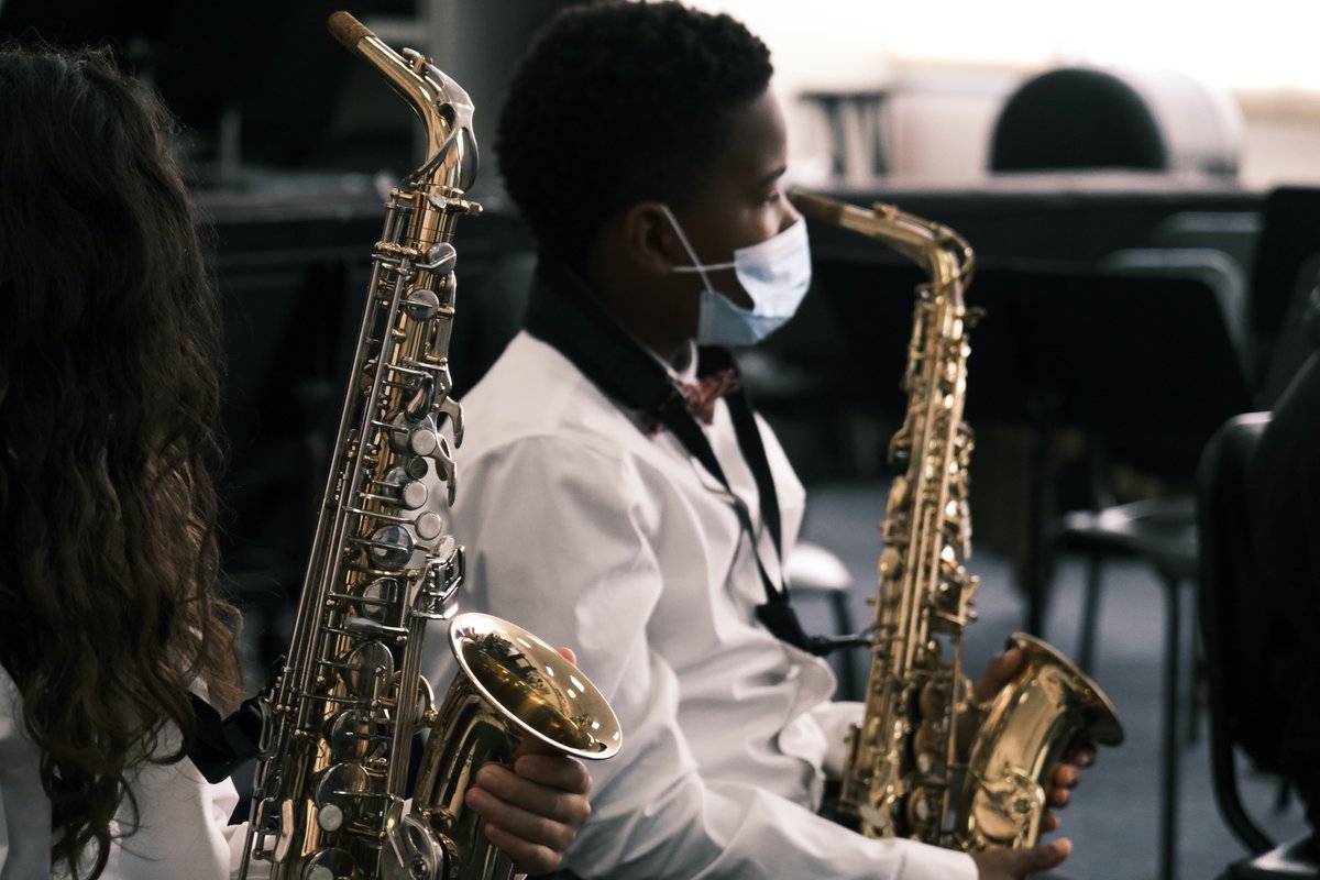 BishopDunne's tweet photo. This week, our Falcons in band received their new instruments!
#falconpride 
#falconband 
#bishopdunne https://t.co/xx9hAJrNyt