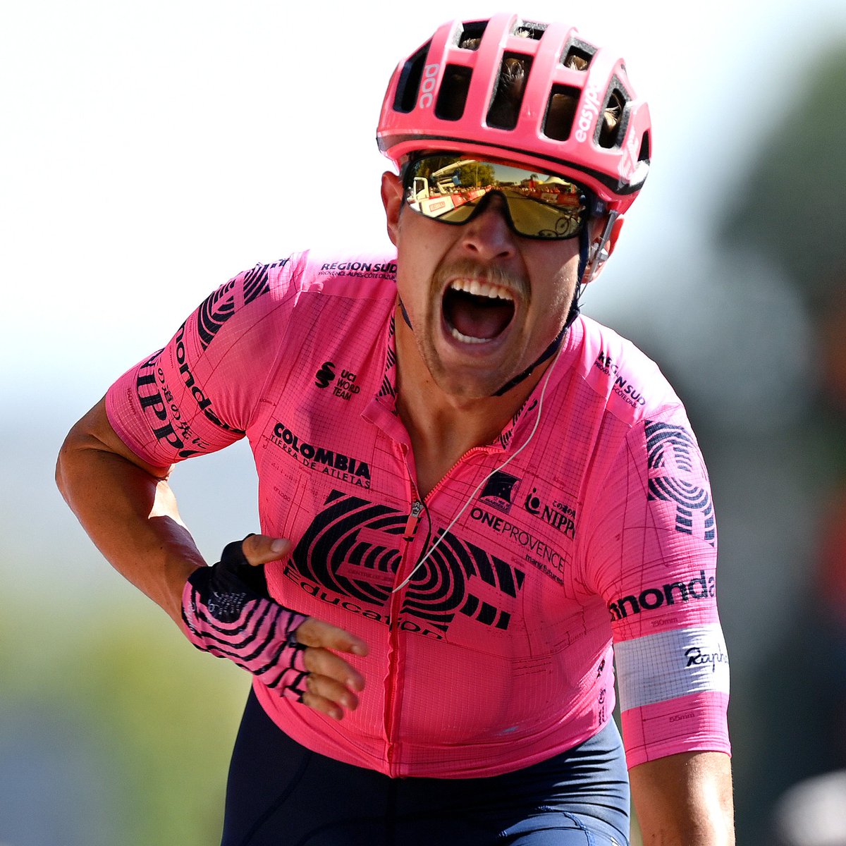 CannondaleJapan's tweet image. コルトが再び勝利！！

第11ステージ、残り150mで勝利を逃したコルトは好調をキープしたまま、翌12ステージに登場。勾配のある2つの山岳を越えてセレクションされた少数精鋭のスプリント勝負を制しました！おめでとう！

Photo: @gettysport

#SystemSix #LaVuelta @EFprocycling