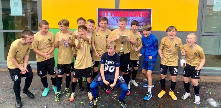 First tournament of the summer L11 🏆 sporting our gold kit sponsored by ⁦<a href="/LtdTsf/">TSF Finance Ltd</a>⁩  👏🏼🙏🏼