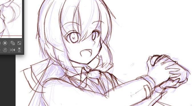 これが、こうなって、こう。 