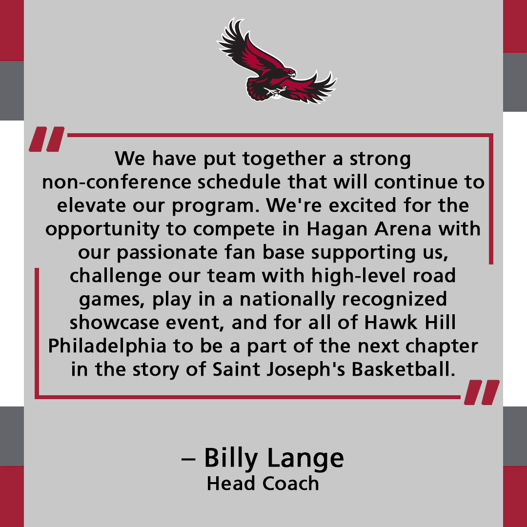 🚨2021-22 Non-Conference Schedule‼️
#THWND

🔗 sjuhawks.com/news/2021/8/26…