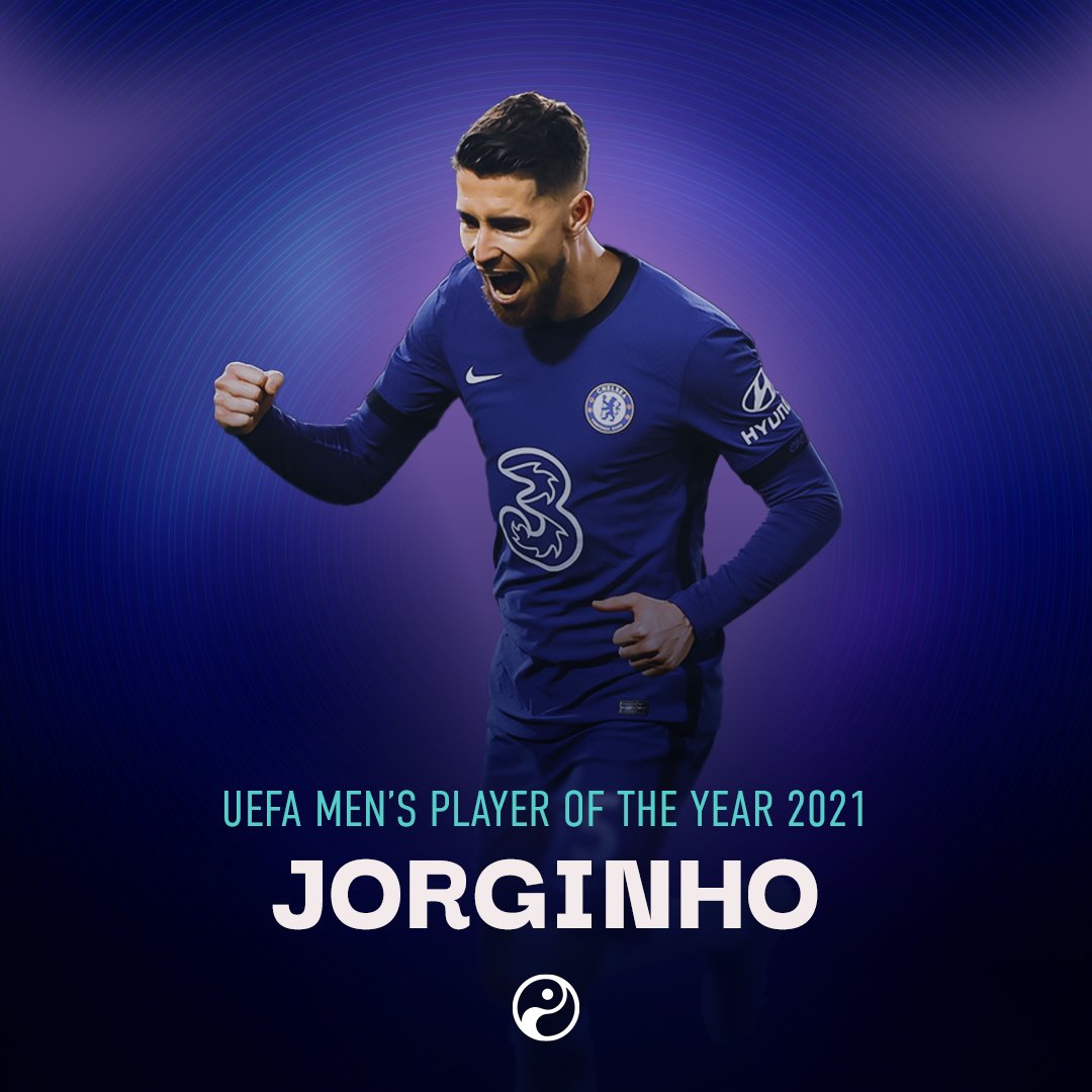 Squawka_Live's tweet photo. UEFA Goalkeeper of the Season: Édouard Mendy
UEFA Midfielder of the Season: N'Golo Kanté
UEFA Coach of the Year: Thomas Tuchel
UEFA Player of the Year: Jorginho

Blue is the colour. 🔵 https://t.co/fydlLVfXA3