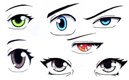 Como Desenhar Olhos  Olhos desenho, Desenho de olho de anime, Tutoriais de  desenho de olhos