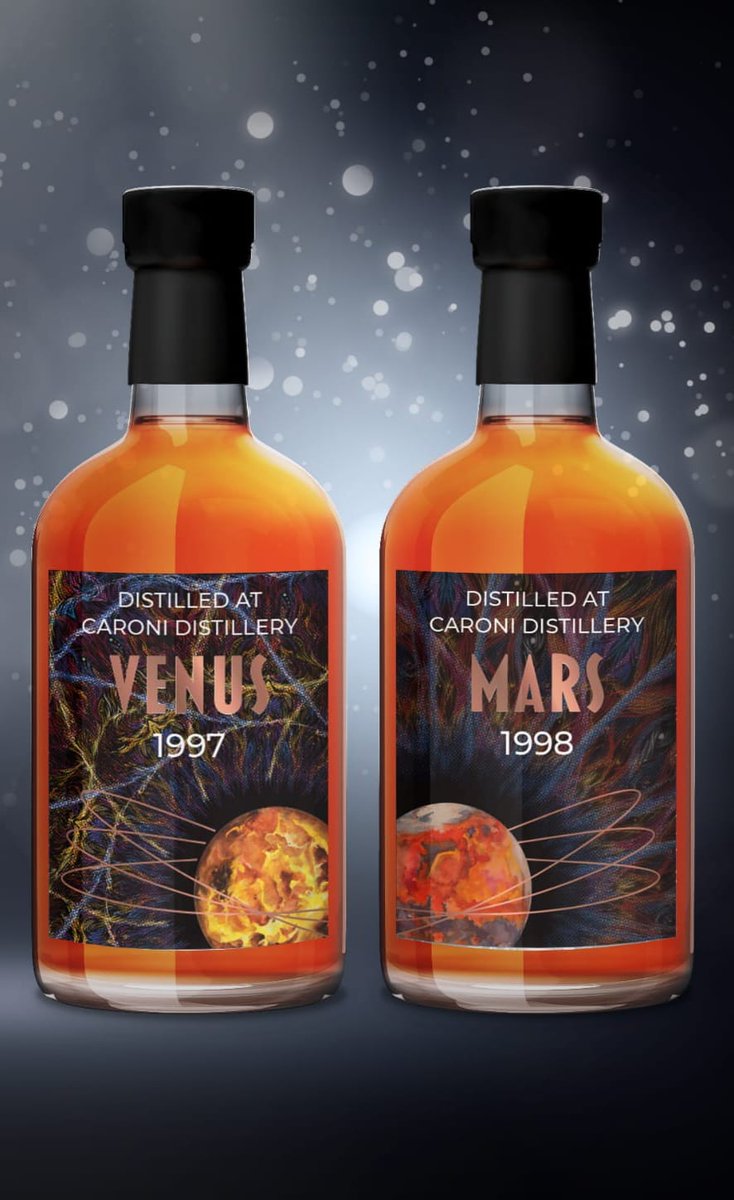 Jack_Tar_Hold's tweet photo. Thrilled to be back
VENUS&MARS - further editions of superb rum distilled at the famous Caroni distillery. Vintage 1997 and 1998. Get two sets: one for drinking, and one for collection.
#New_project #cosmic_collection #Mars #Venus #art #Premium #HeavyProof #Trinidad #Rumors https://t.co/r41DRkCj6y