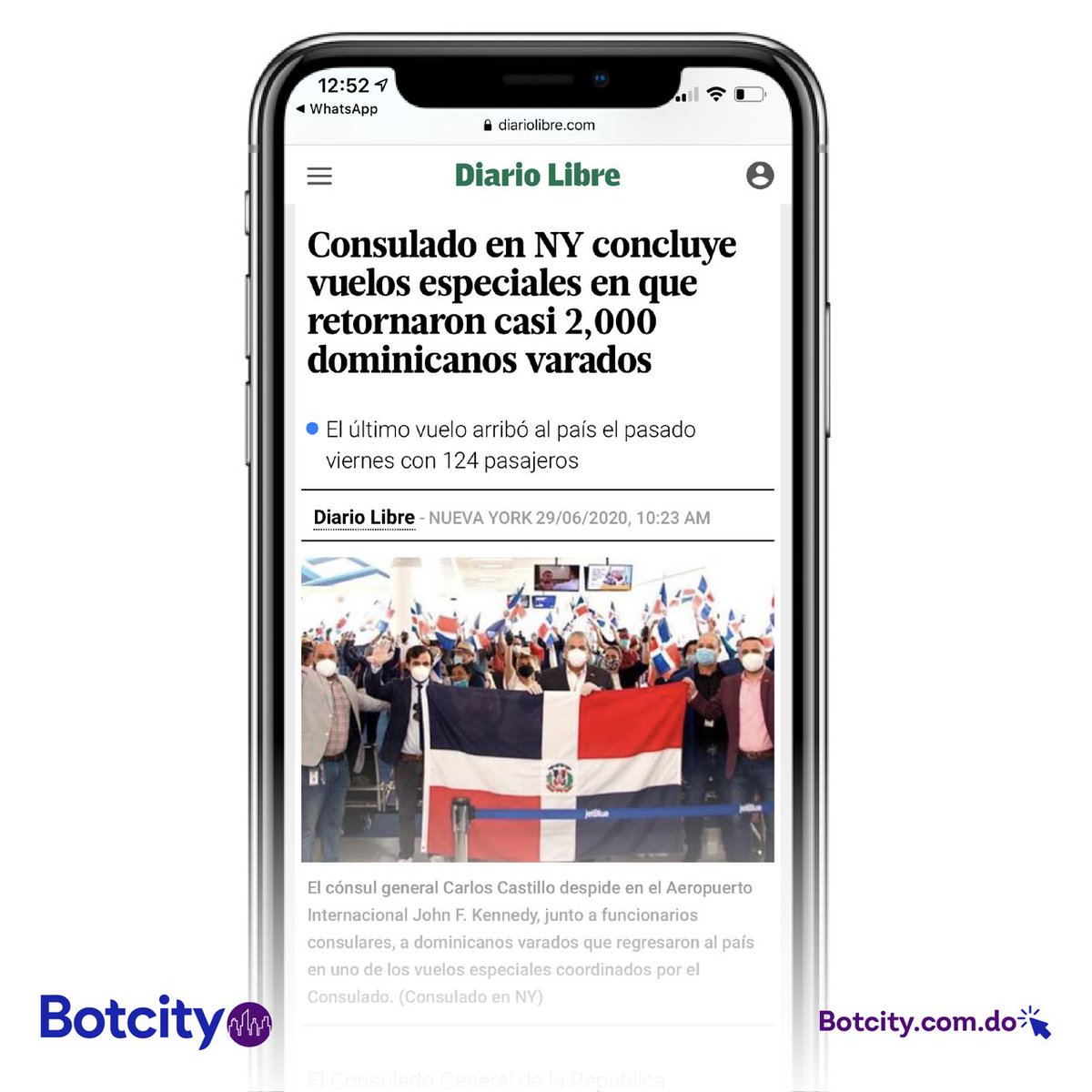 botcityrd's tweet photo. Varados, sin saber cómo retornar a sus hogares, probablemente sin dinero y con mucha incertidumbre por la pandemia, fueron los sentimientos que embargaron a casi 2,000 dominicanos que gracias al esfuerzo que realizamos junto al @consuldom_ny lograron retornar a su país. https://t.co/TI9YYhH9qb
