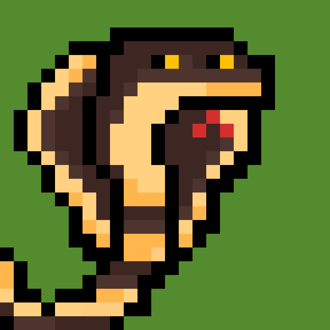 VETlieber's tweet photo. King Cobra Punk ๐- VETlieber Animal Collection
Welcome to the VAPunk family @HomerVechain !
Limited 100 collectibles 1stGEN will be released very soon! 64/100 already have been pre-ordered. <3
#VeFam $VET #VeChain #VAPunks https://t.co/dvytiaFGfP