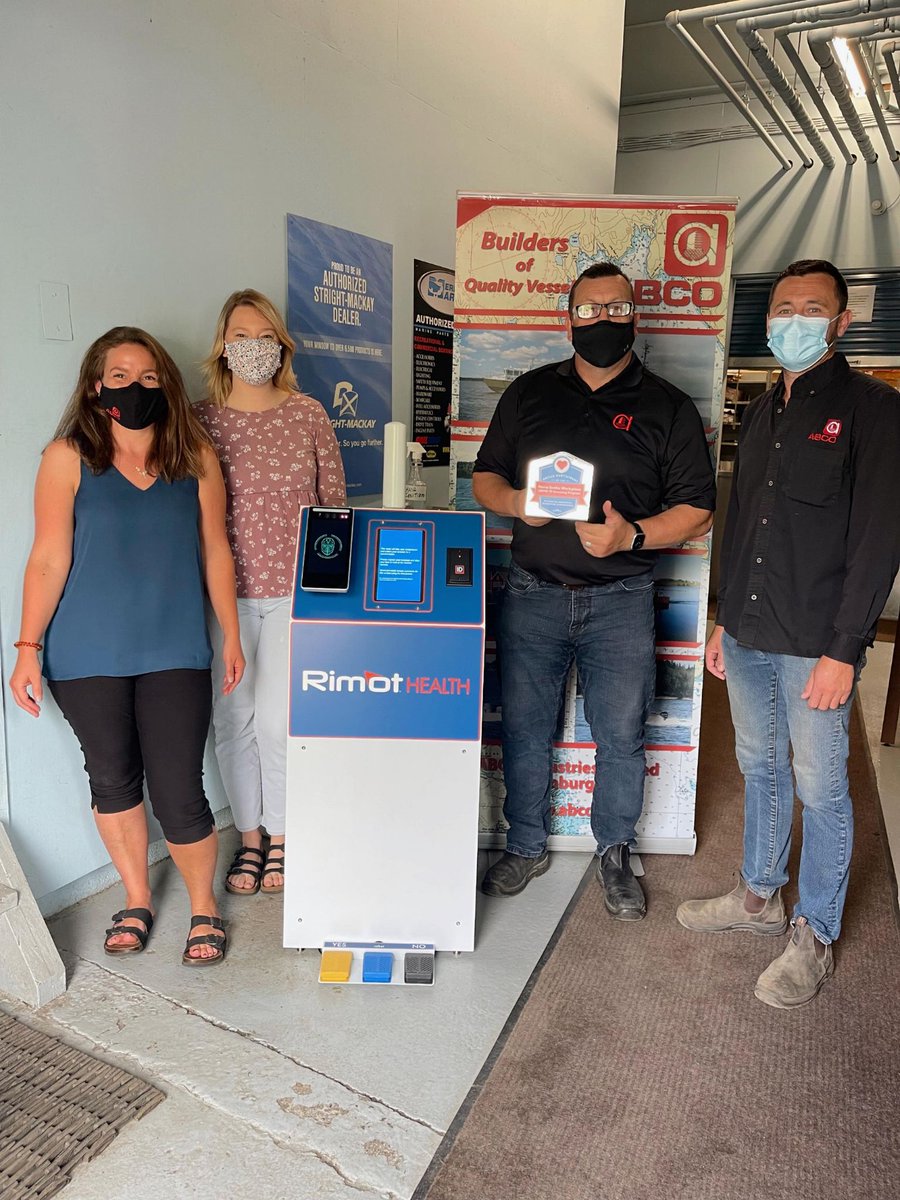 We are pleased to be working with ABCO Industries Inc. to ensure the safety of their Employees. Contact us to learn how Rimot can help implement employee screening for your organization. hubs.li/H0W2VYG0

#RimotHEALTH #workplacesafety #covid19 #HealthandSafety