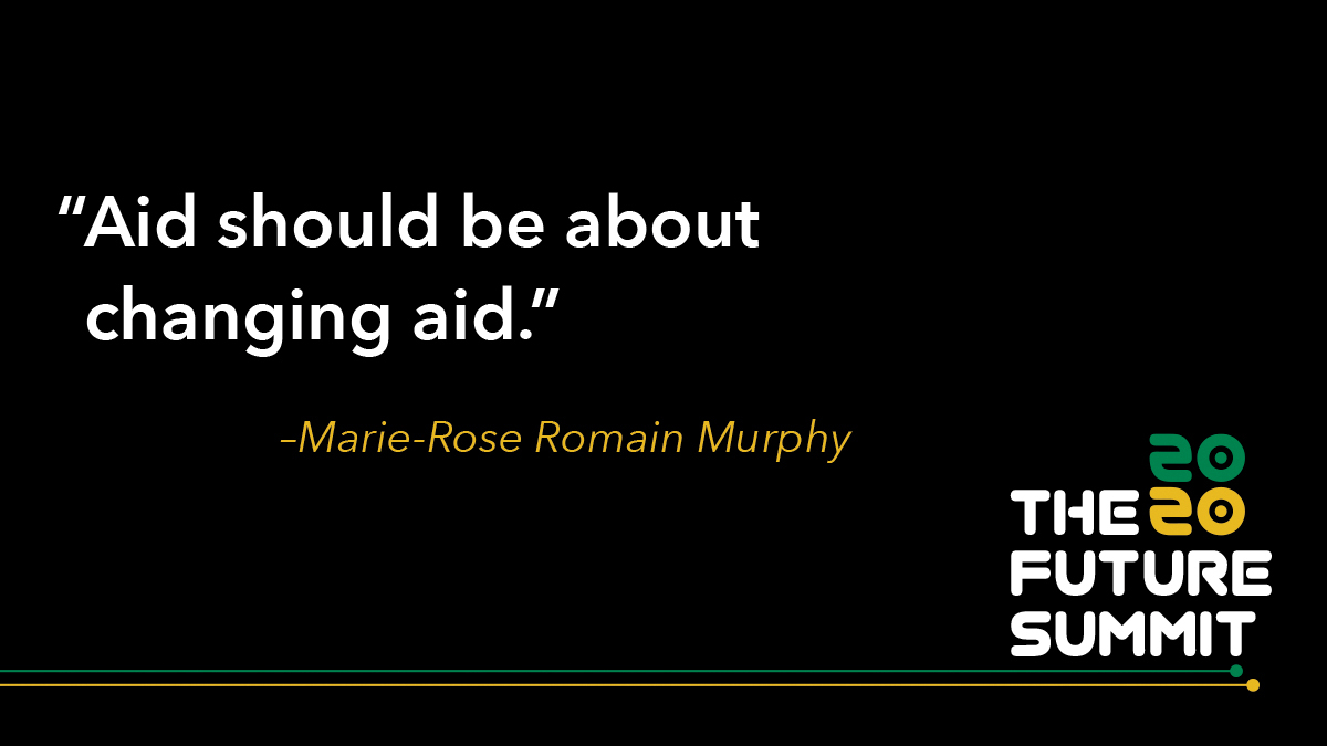 SegalFoundation's tweet photo. A little louder for the people in the back! Looking back at these words by @romainmurphy from #FutureSummit2020.
The #FutureSummit2021 is coming up on October 7th and you don't want to miss out. Register here: https://t.co/key1bf6zSf
#TheFutureIsAfrica
#SFFrockstars https://t.co/P8g3x449Bv