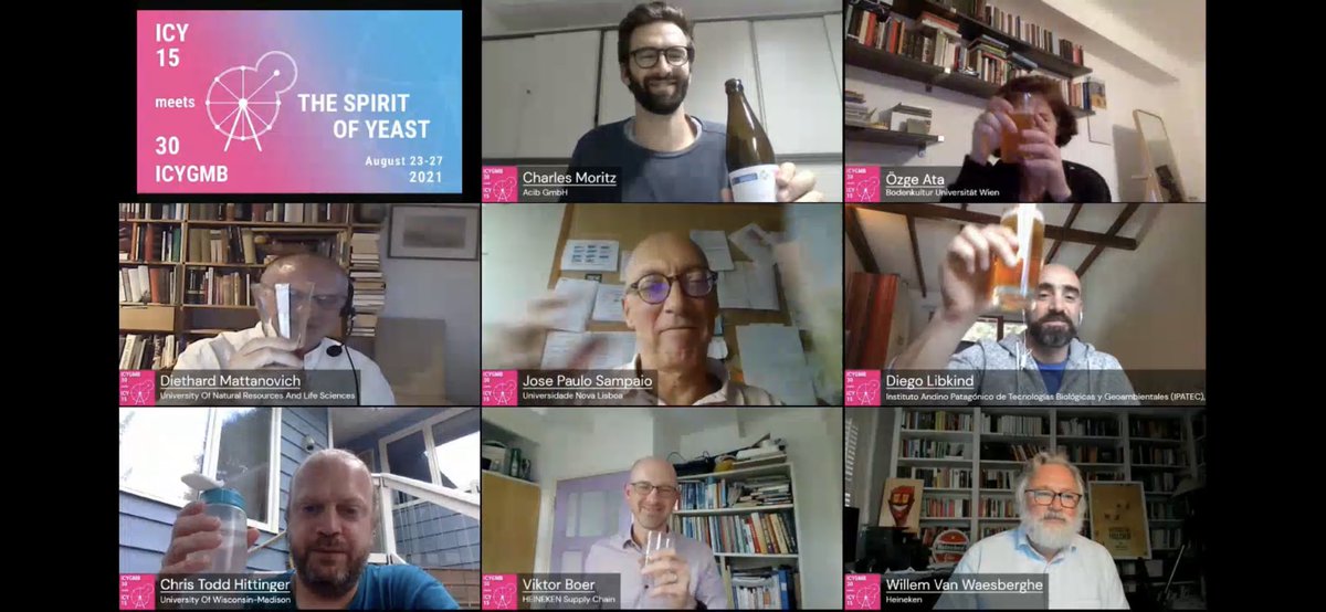 Day 4: Chronicles of the wonder lager brewing yeast! Awesome and captivating talk! Thanks <a href="/ICY15_Vienna/">ICY15 meets ICYGMB30</a> for this session 🤩 #brewersyeast #lager #Heineken 
I maybe a beer aficionado now! 🍻