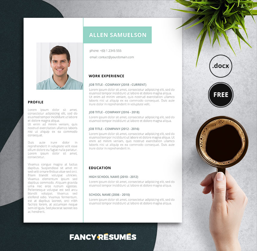 FancyResumesPro's tweet photo. If you still prefer simplicity but a little bit of style for your #CV then our Crispy Green template is right for you. It still keeps a very subtle tone while the green header &amp; vertical split adds a touch of personality to your #resume! 
#FREE download 💾https://t.co/d8dxG4jA7O https://t.co/jDh17oqkIS